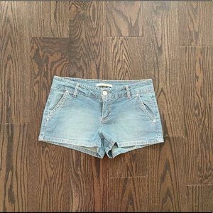 NWOT Forever21 denim striped shorts size27